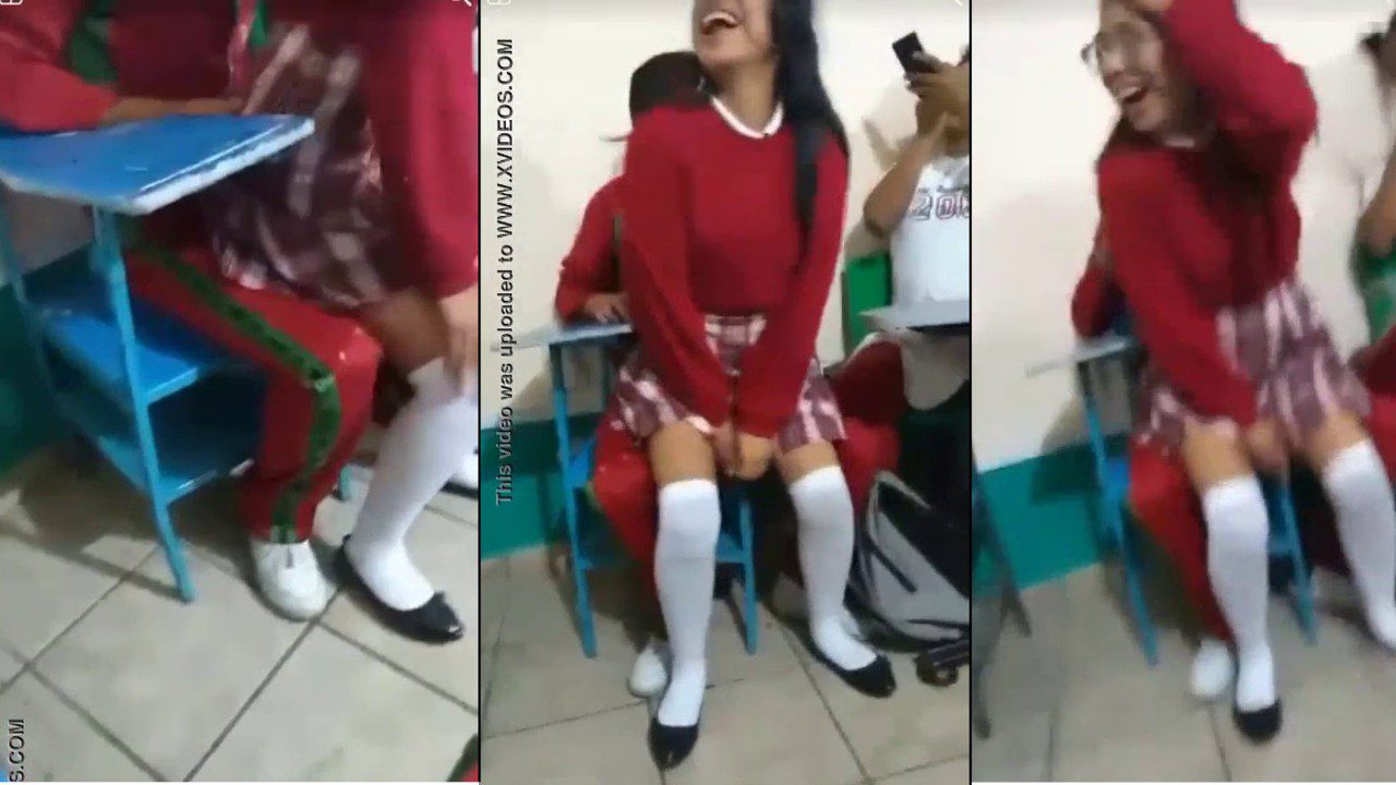 Colegiala perreando en el salon de clases